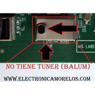 MAIN ("FALTA VALUM O TUNER ") / VIZIO 756TXFCB02K0080 / 715G6274-M01-001-004K / (Q)XFCB02K008030X 1515 / XFCB02K008030X  / 006LP0270228A / XFCB02K0080 / MODELO E28H-C1 LTT3THAR / PANEL TPT275B5-A014 REV:S11E - Imagen 2